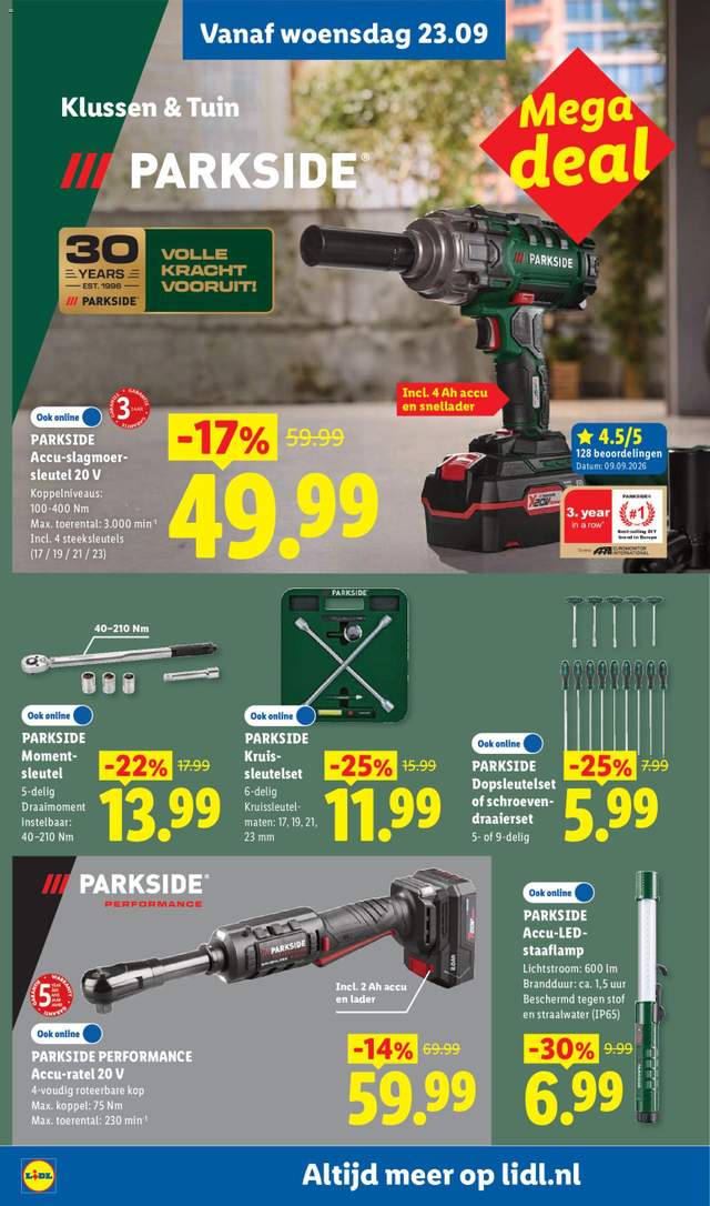 Nieuwe Lidl folder vanaf 21-09