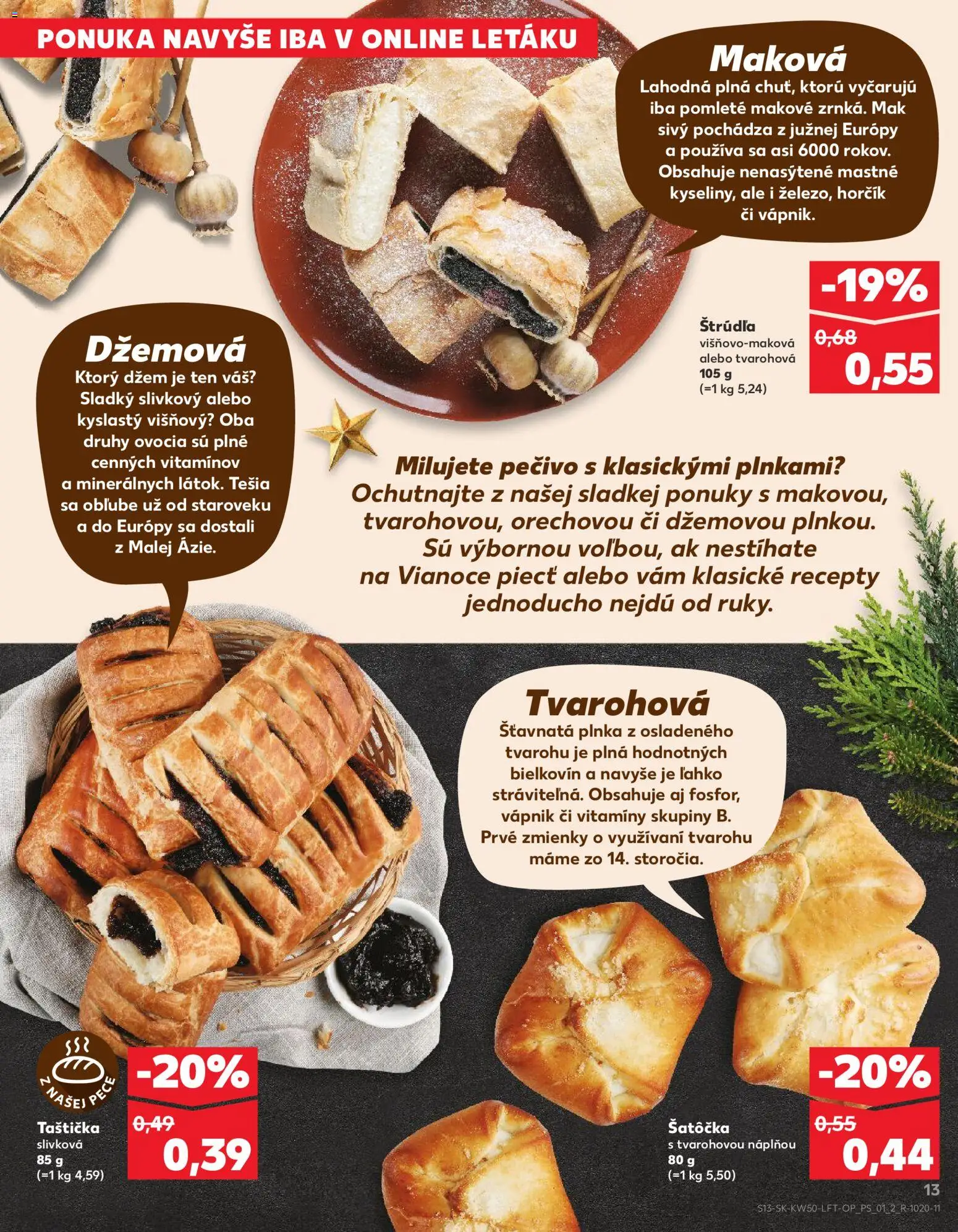 Náhľad Kaufland letáku platného od 11.12.2025 - Pec, Mak, Džem