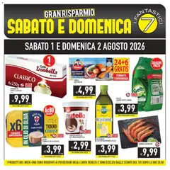 Anteprima dell'opuscolo PIM Supermercati volantino Weekend dal negozio PIM Supermercati valido da 01/08/2026