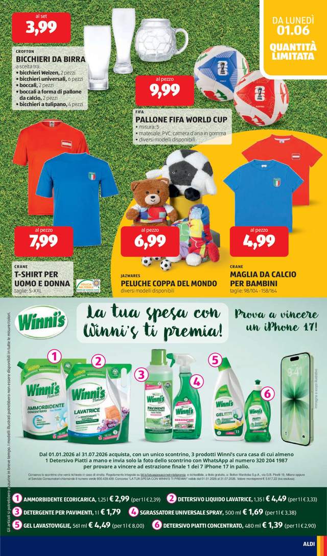 Nuovo volantino Aldi dal 01/06