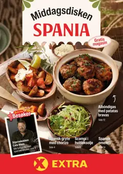 Forhåndsvis Coop Extra Middagsdisken SPANIA fra butikk Coop Extra gyldig fra 13/04/2026