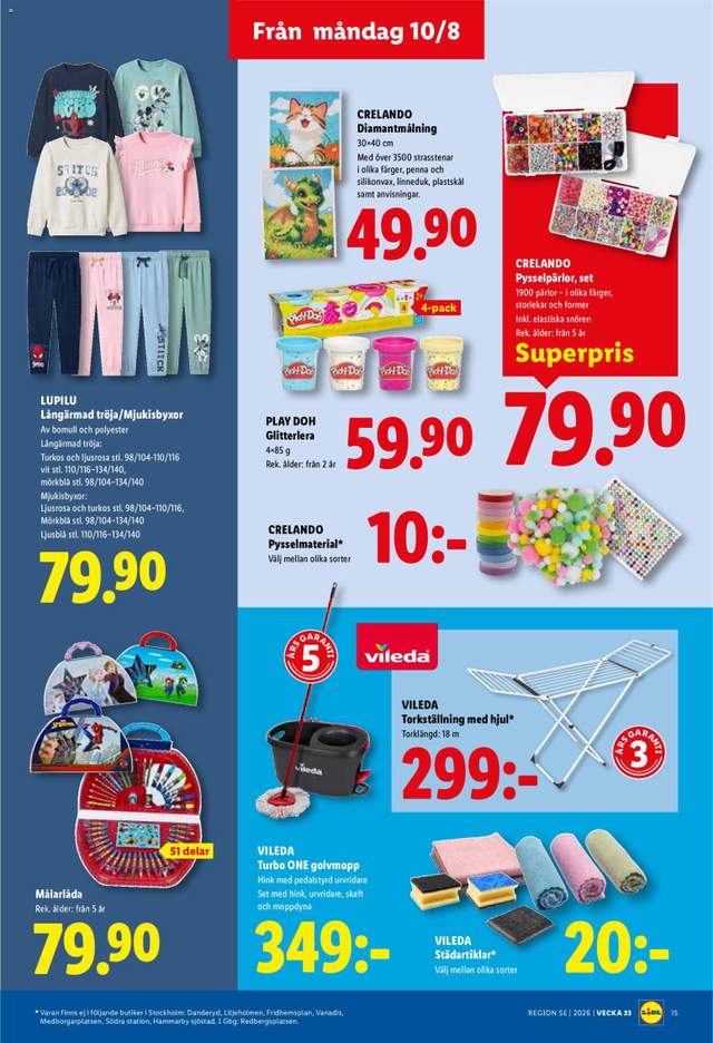 Nytt Lidl reklamblad från 10/08