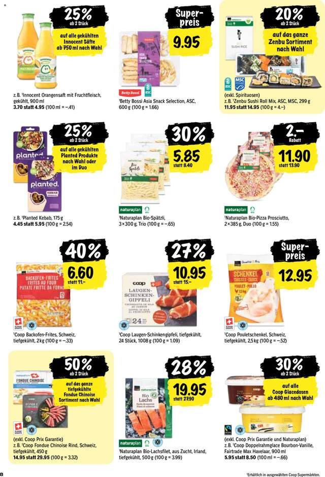 Neue Coop Aktionen ab 22.10.