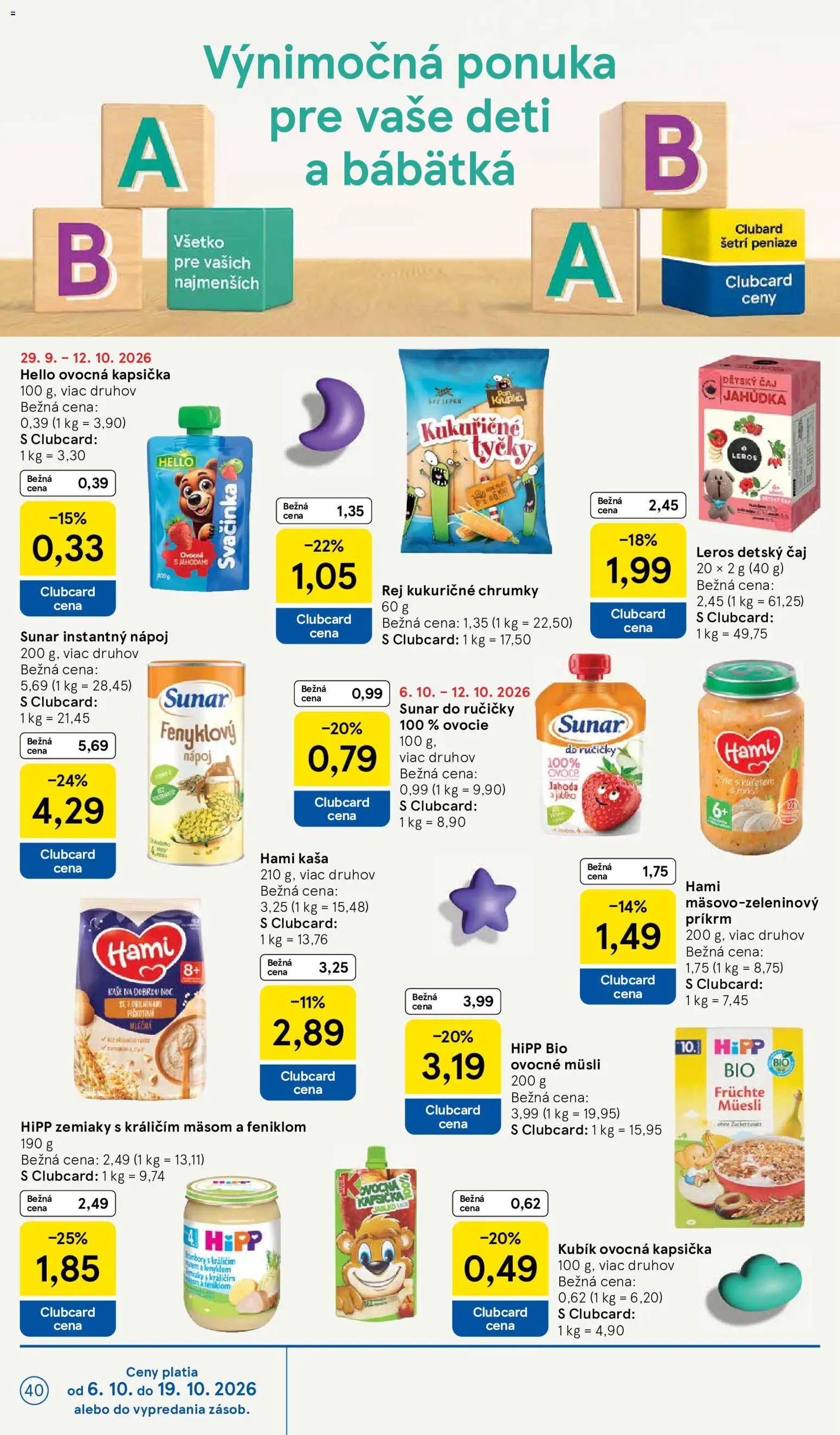 Náhľad Tesco letáku platného od 07.10.2026