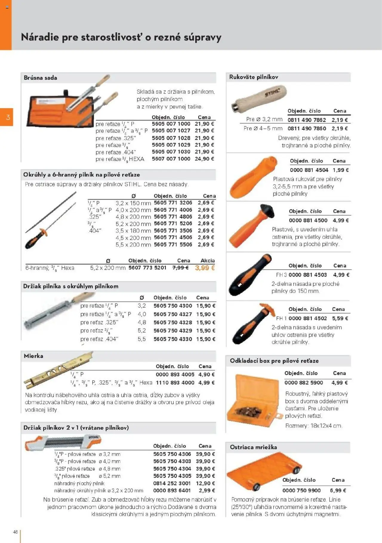 Náhľad STIHL letáku platného od 29.09.2025 - Náradie