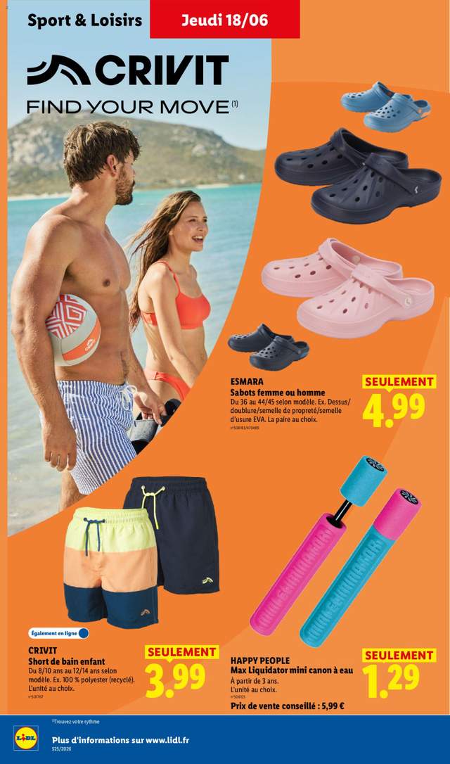 Nouveau catalogue Lidl à partir du 18/06