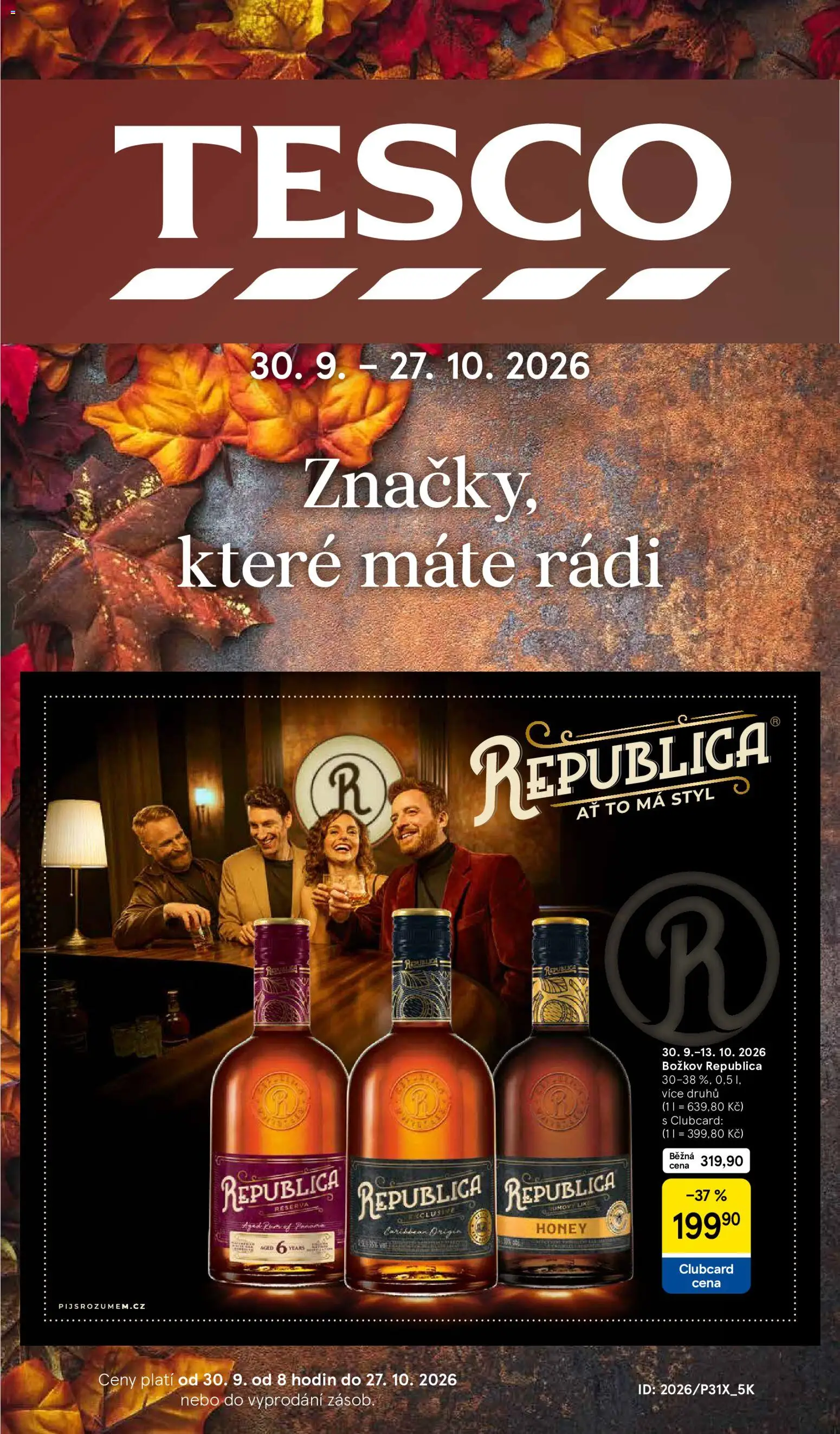 Náhled nabídky: Tesco Tesco leták - Značky, které máte rádi platný od 30.09.2026