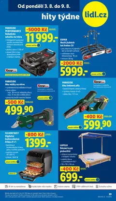 Náhled nabídky: Lidl Lidl leták - Hity týdne platný od 03.08.2026