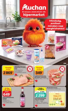 Auchan - Auchan Saját Márkás termékeink megtekintése, amely érvényes 2026.09.03.-től