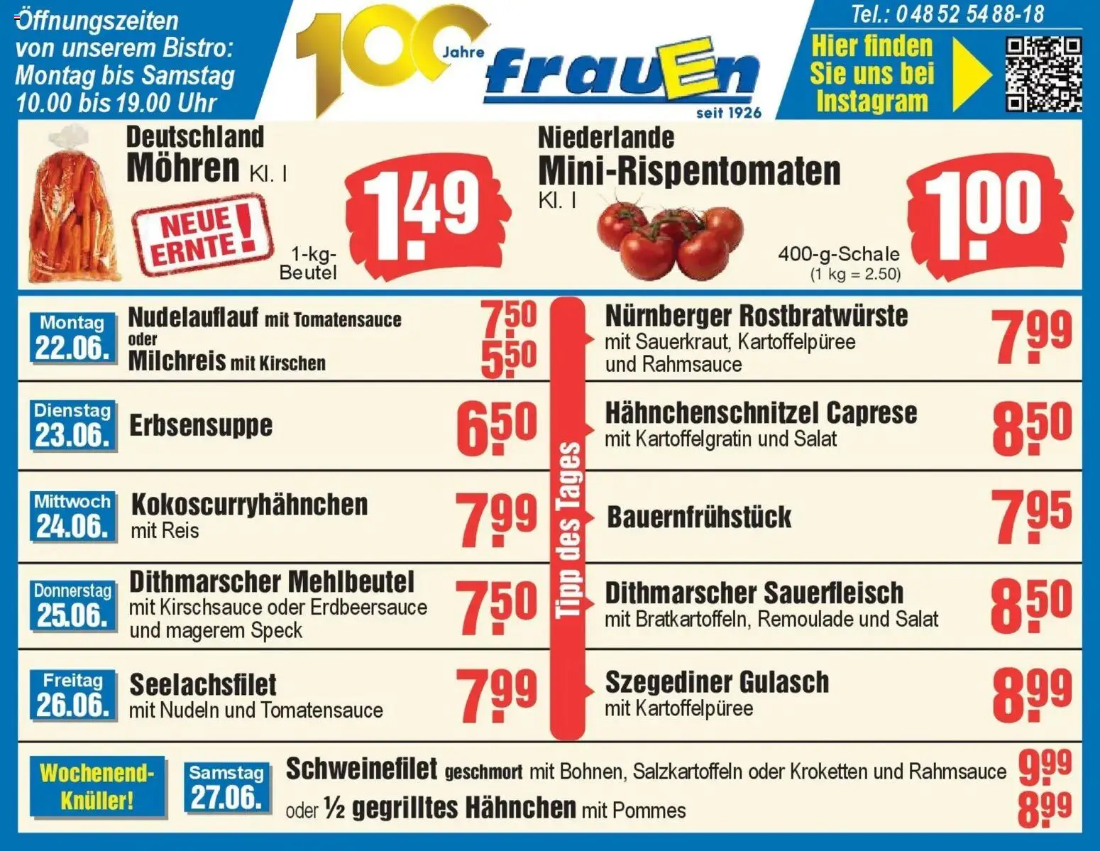Vorschau von dem Prospekt des Geschäftes Edeka, gültig ab dem 22.06.2026