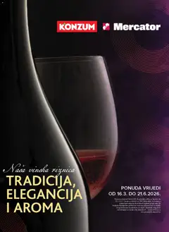 Pregled letka Mercator katalog vina trgovine Mercator vrijedi od 16.03.2026