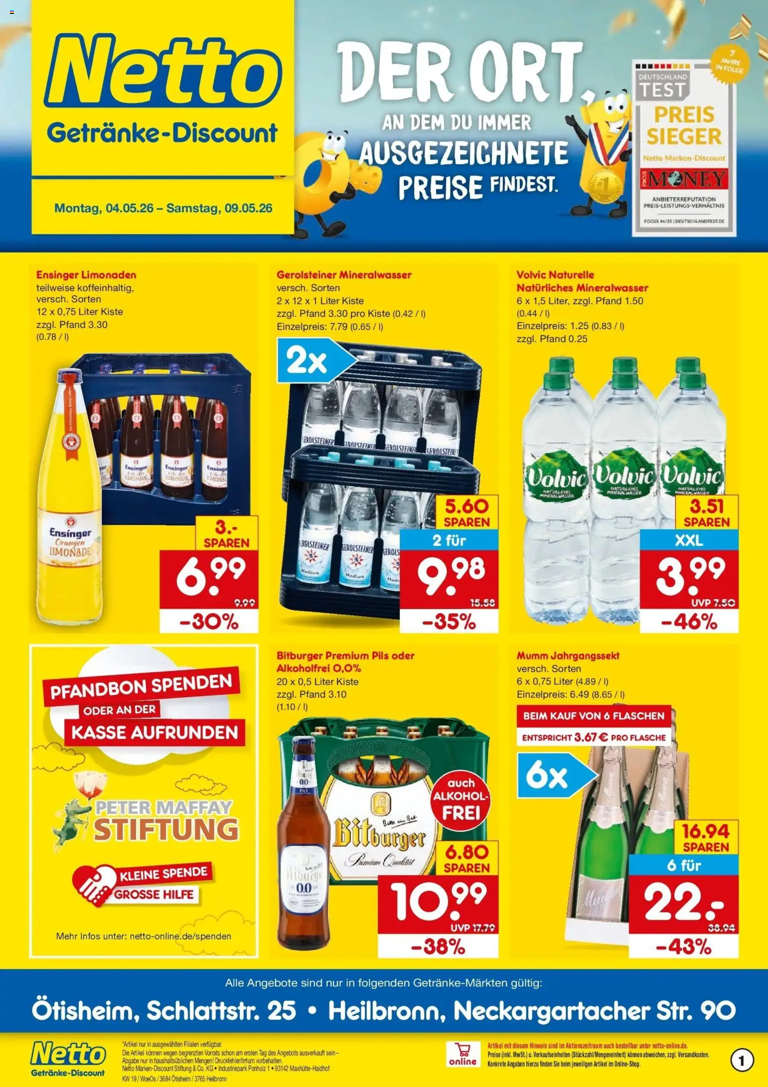 Vorschau von dem Prospekt des Geschäftes Netto Marken-Discount, gültig ab dem 04.05.2026