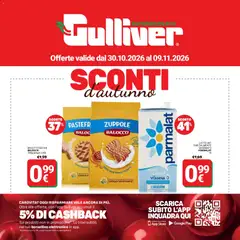 Anteprima dell'opuscolo Gulliver volantino dal negozio Gulliver valido da 30/10/2026