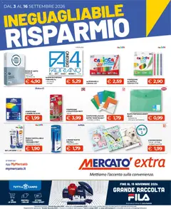Anteprima dell'opuscolo Mercatò volantino Extra Ineguagliabile Risparmio dal negozio Mercatò valido da 03/09/2026