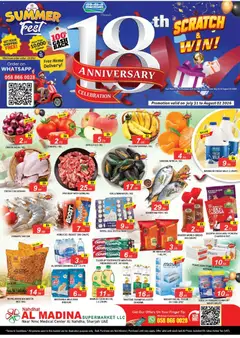 Preview of the catalogue Al Madina 18th Anniversary Celebration of store Al Madina valid from 31 Jul, 2026