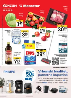 Pregled letka Katalog 12.05. - 18.05 trgovine KONZUM vrijedi od 12.05.2026