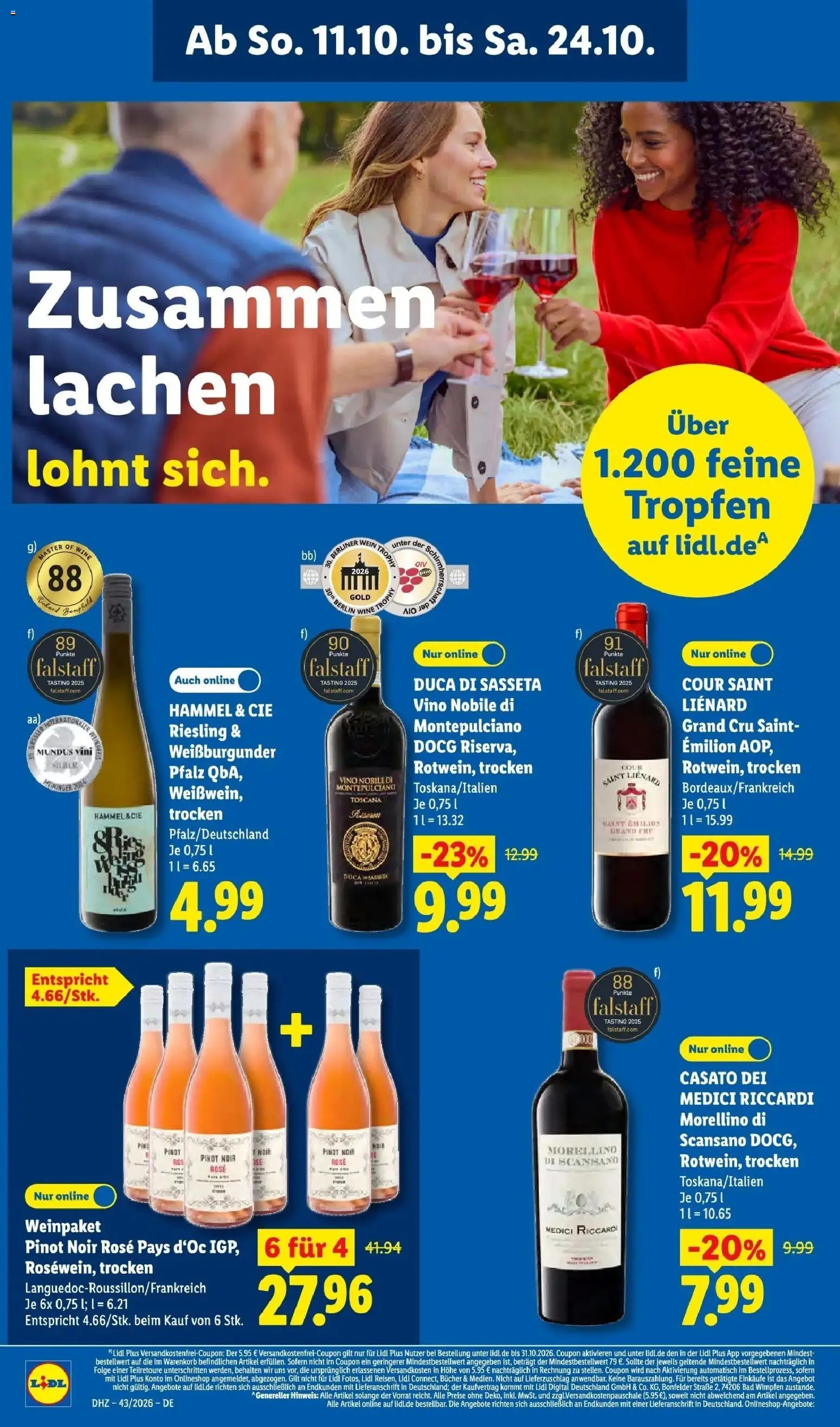 Vorschau von dem Prospekt des Geschäftes Lidl, gültig ab dem 19.10.2026