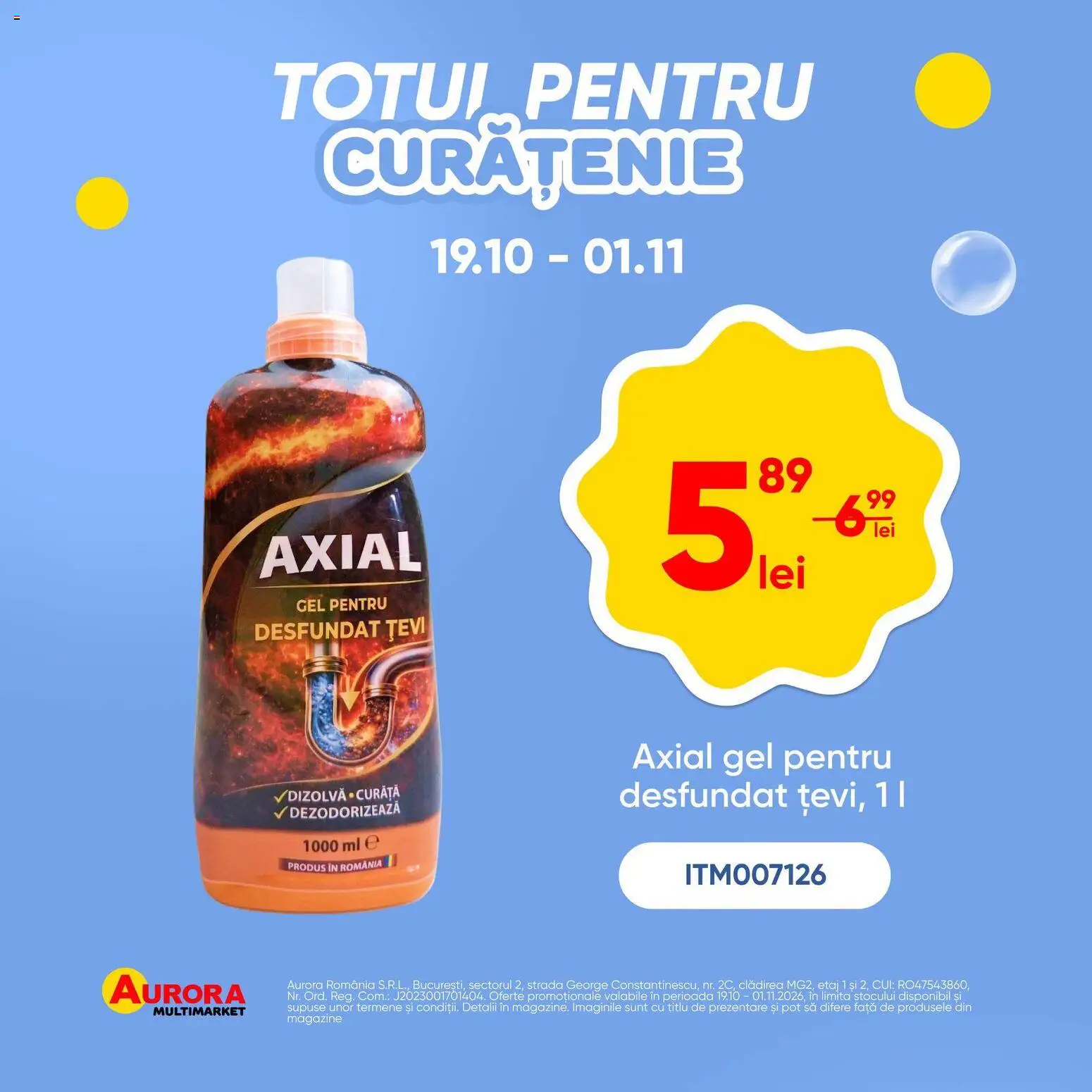Previzualizarea de cataloage: Aurora Multimarket Aurora Multimarket Casă curată valabil de la 19.10.2026