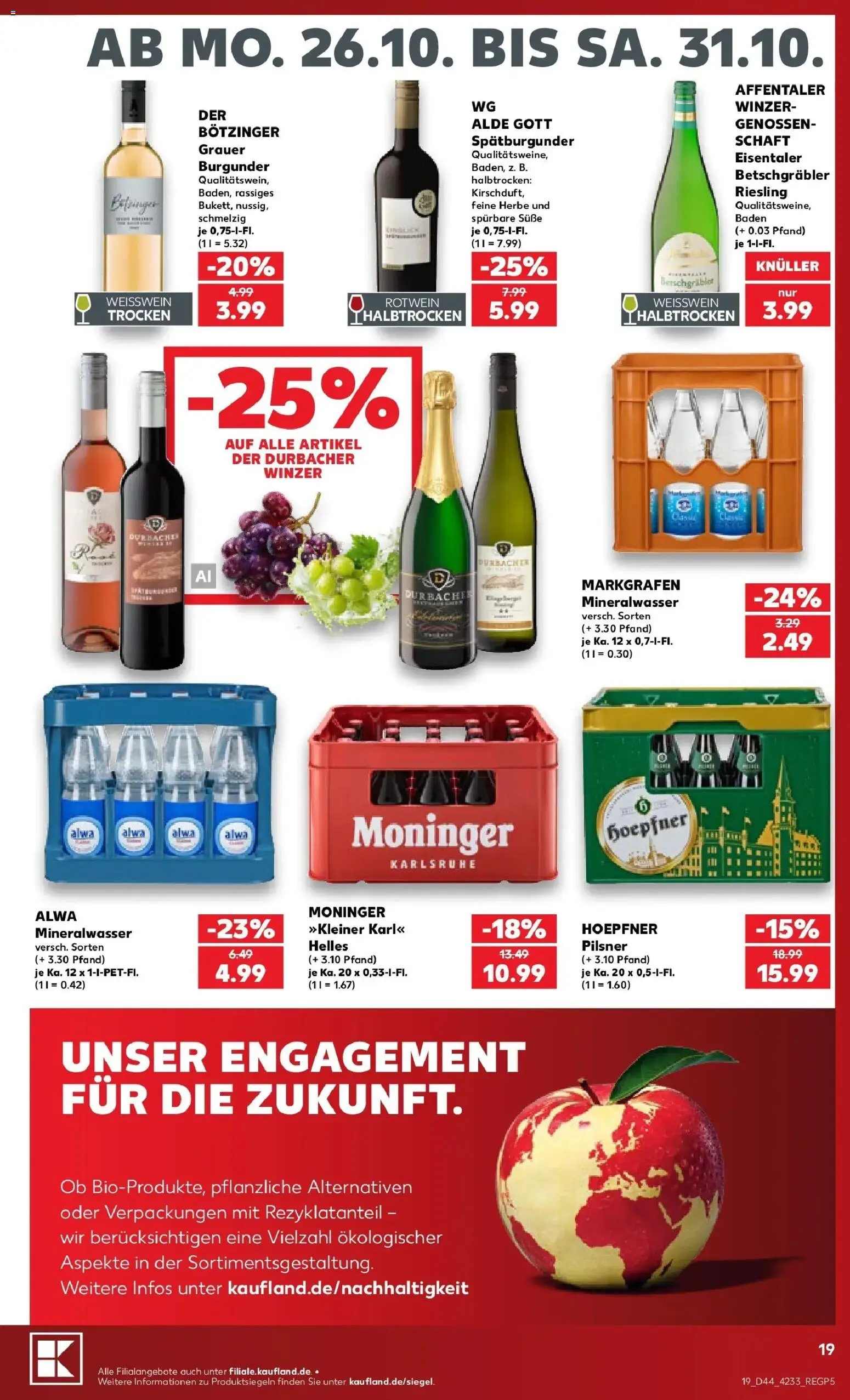 Vorschau von dem Prospekt des Geschäftes Kaufland, gültig ab dem 26.10.2026