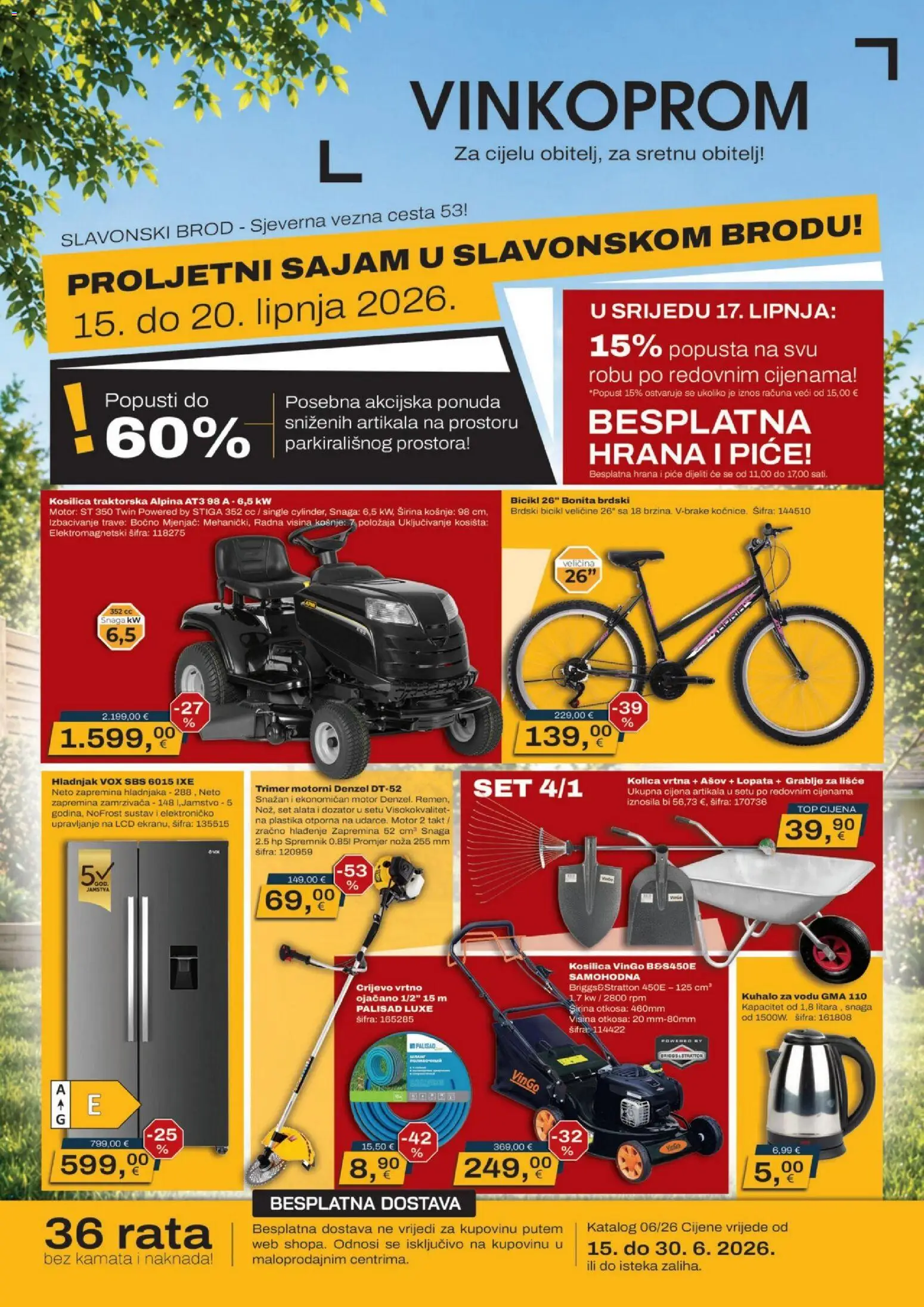 Pregled letka Vinkoprom Katalog trgovine Vinkoprom vrijedi od 15.06.2026