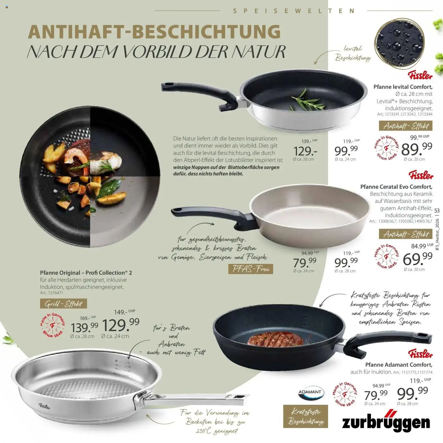 Vorschau von dem Prospekt des Geschäftes Zurbrüggen, gültig ab dem 24.10.2026 - Grill, Backofen, Fleisch