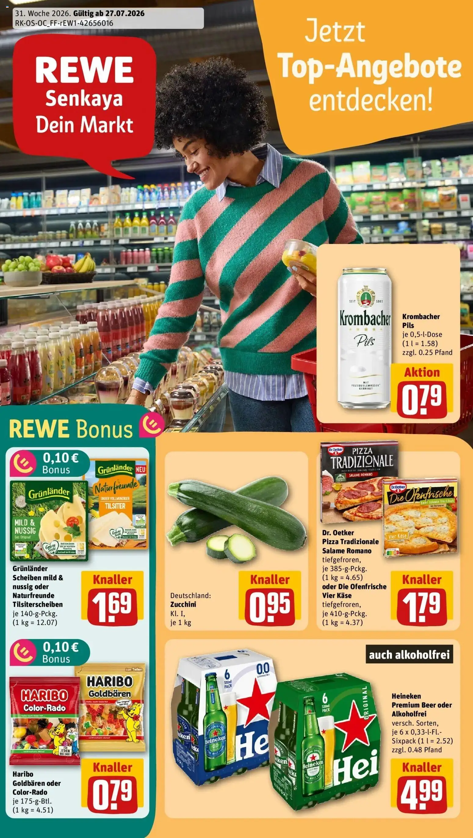 Vorschau von dem Prospekt des Geschäftes Rewe, gültig ab dem 27.07.2026