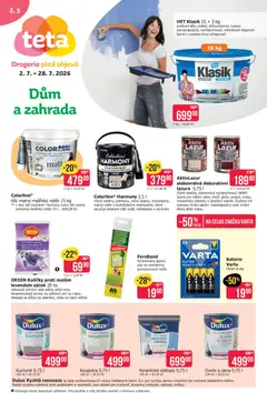Náhled nabídky: TETA Drogerie TETA Drogerie leták - Dům a zahrada platný od 02.07.2026