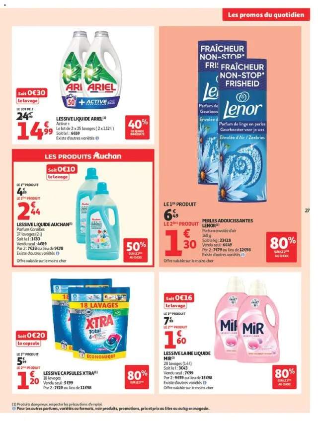 Nouveau catalogue Auchan à partir du 11/08