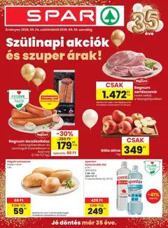 Spar - Spar akciós újság megtekintése, amely érvényes 2026.09.24.-től