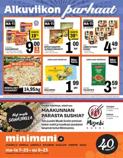 Kaupan Minimani Minimani tarjoukset esikatselu, voimassa 12/10/2026