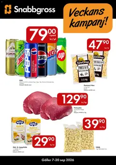 Förhandsgranska reklamblad Snabbgross erbjudanden från butik Snabbgross gäller från 07/09/2026