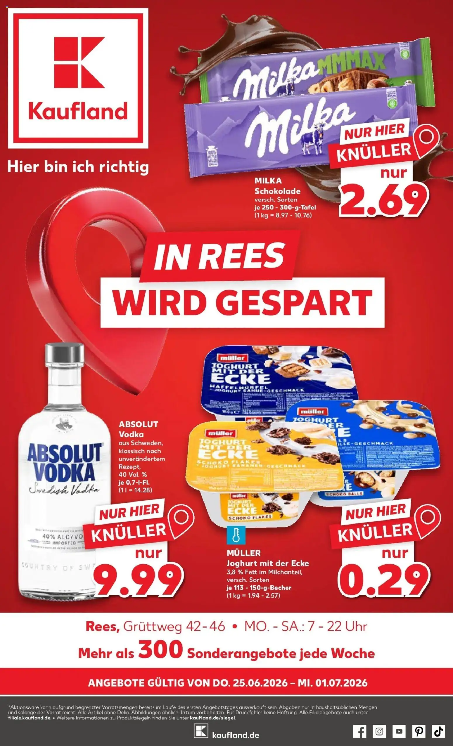 Vorschau von dem Prospekt des Geschäftes Kaufland, gültig ab dem 25.06.2026