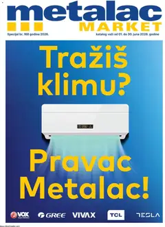 Pregled Metalac Market kataloga - važi od 01.06.2026