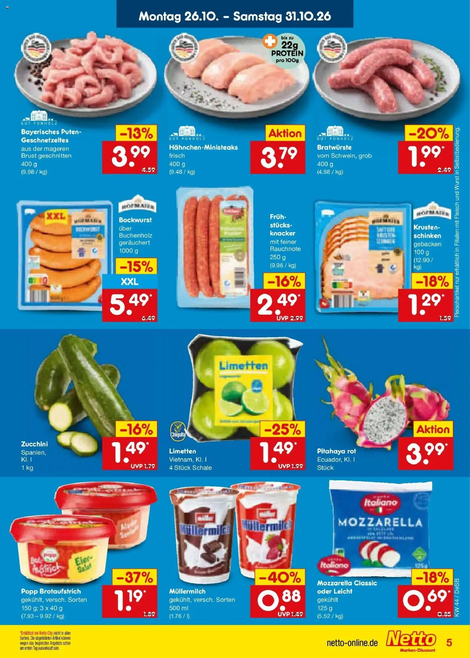 Vorschau von dem Prospekt des Geschäftes Netto Marken-Discount, gültig ab dem 26.10.2026