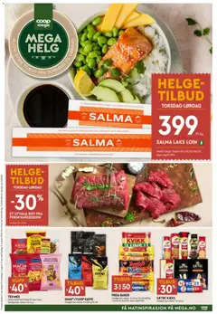 Forhåndsvis Coop Mega Mega Helg fra butikk Coop Mega gyldig fra 06/08/2026