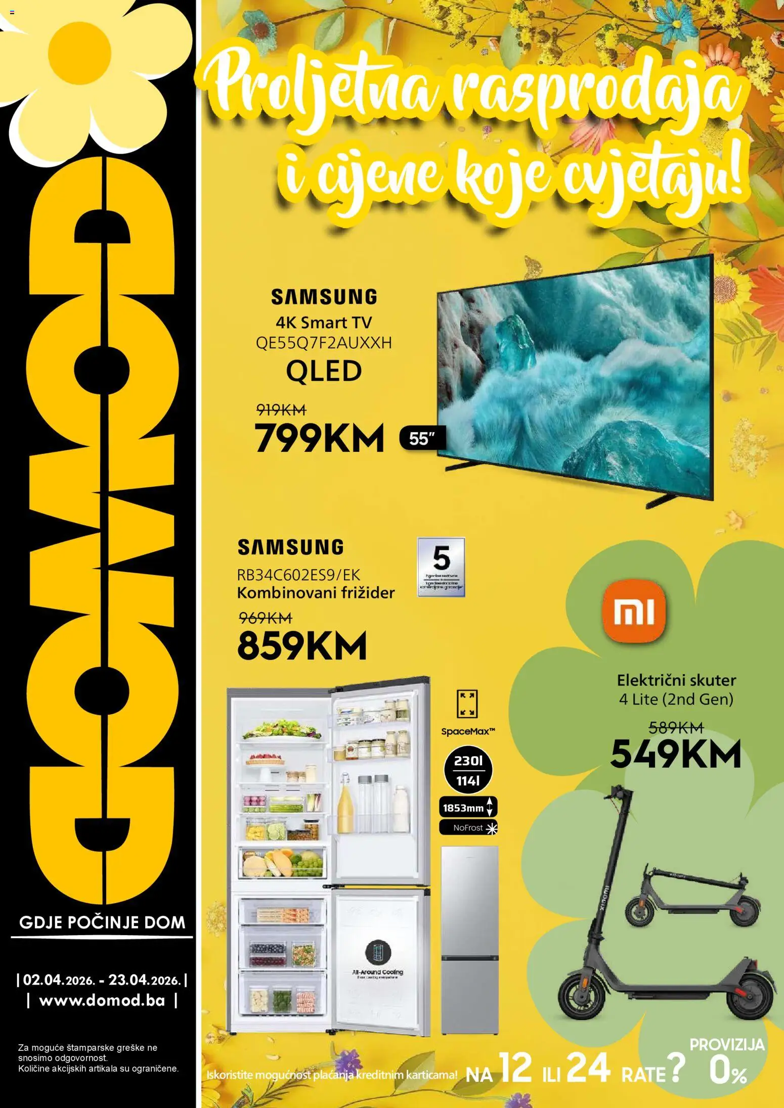 Najnoviji Domod katalog - ponuda od 02.04.2026