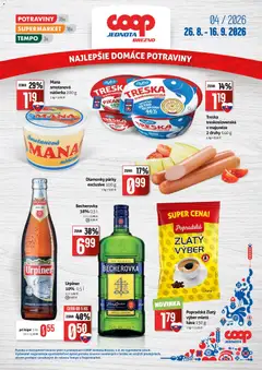 Náhľad COOP Jednota letáku platného od 26.08.2026