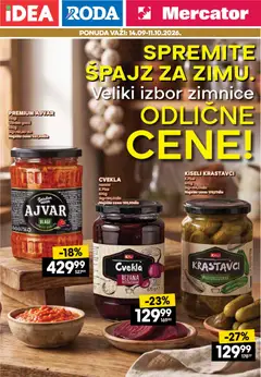 Pregled Idea kataloga - važi od 14.09.2026
