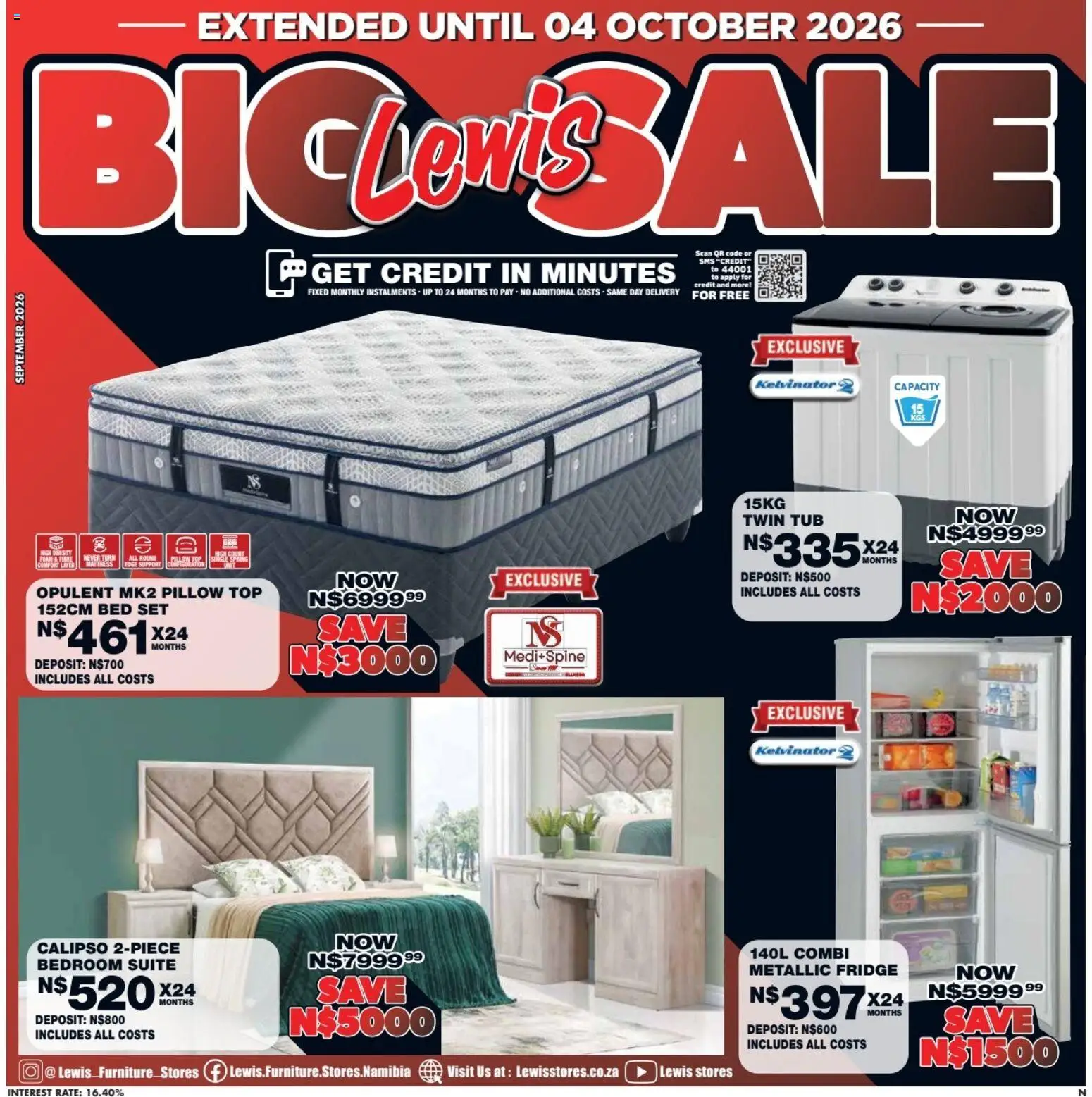 Preview of Lewis Stores flyer valid from 28/09/2026
