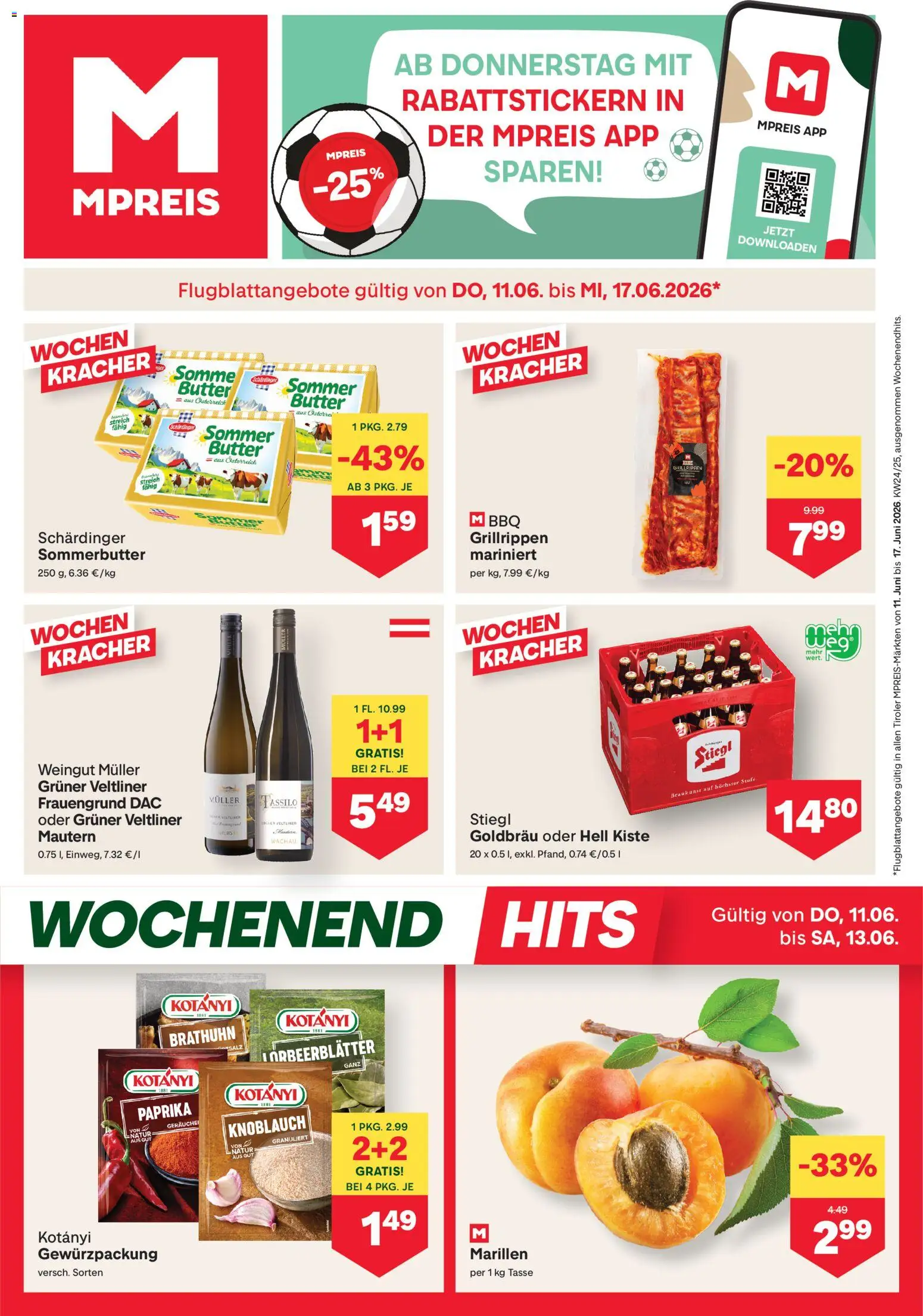 Vorschau der Angebote: MPREIS MPREIS Flugblatt gültig ab 11.06.2026