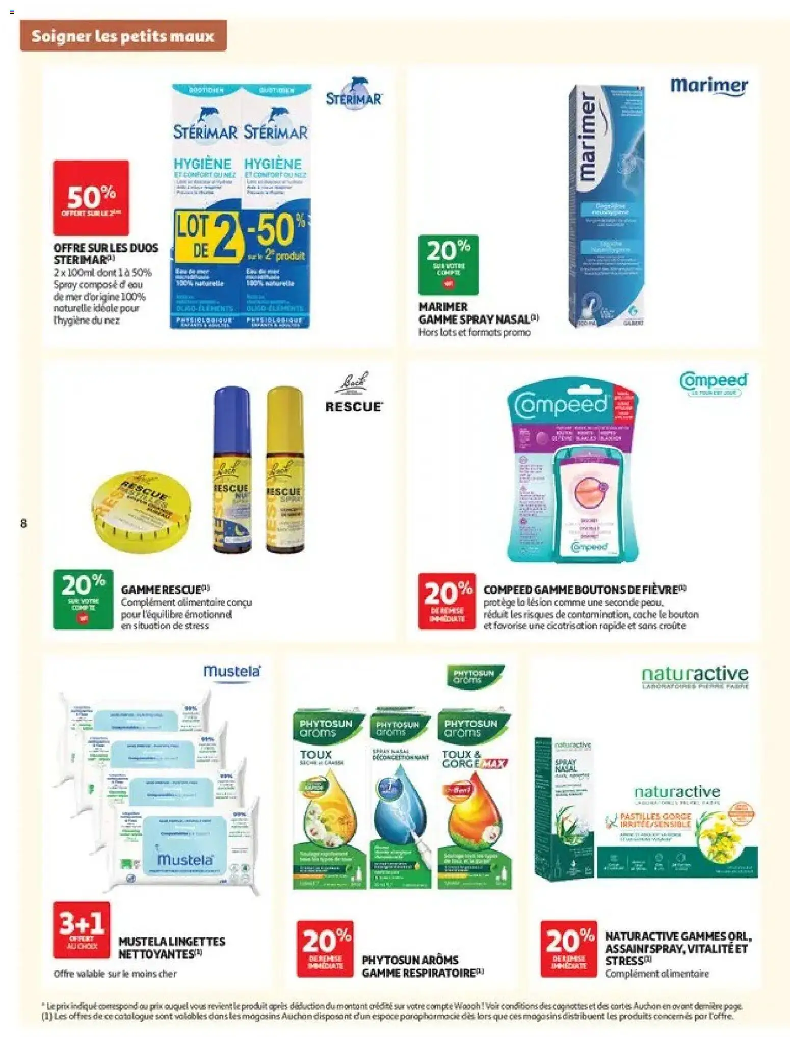 Prévisualisation de Auchan Parapharmacie, beauté du magasin Auchan formulaire valide 27/10/2026 - Hygiène
