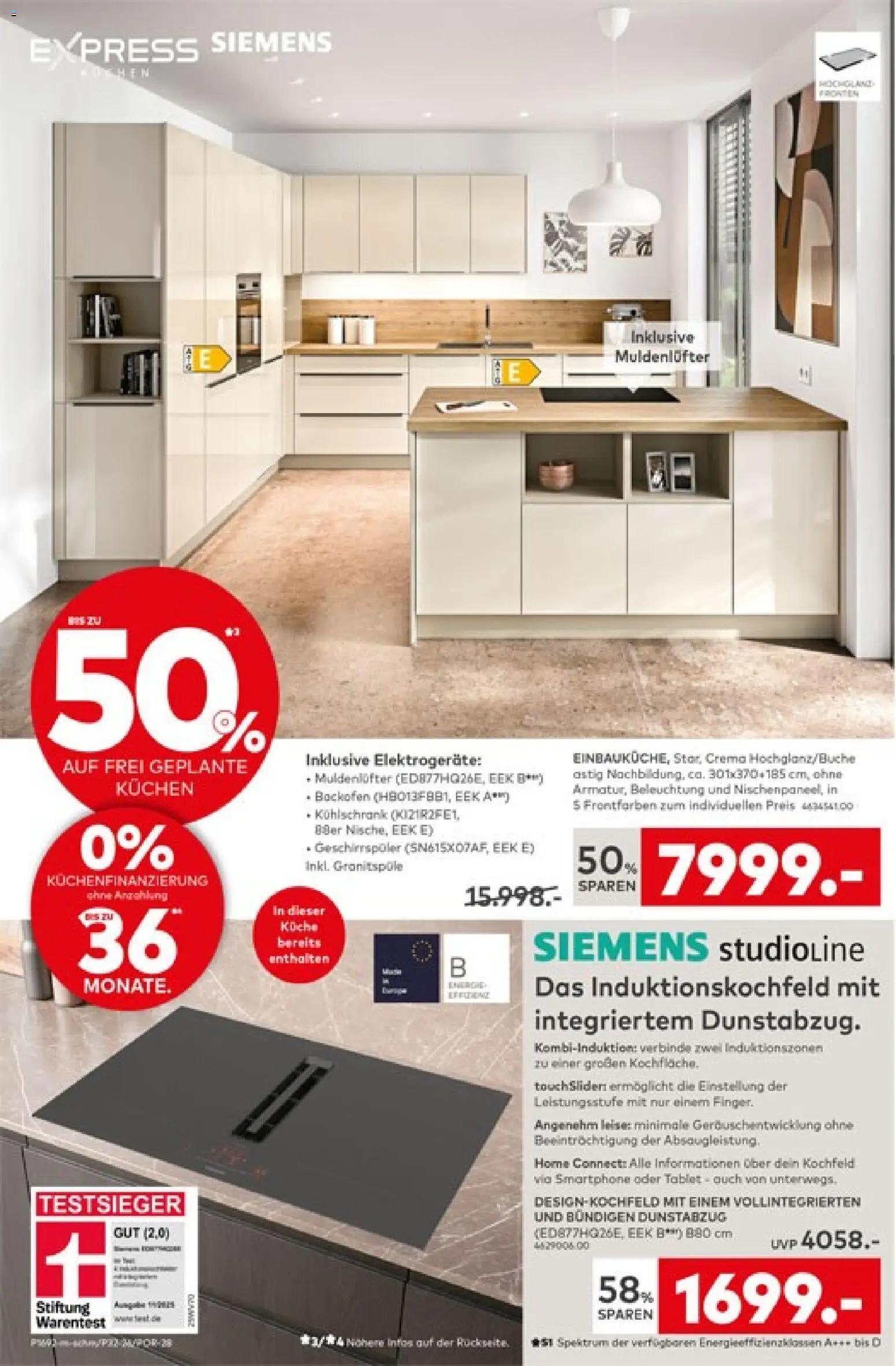 Vorschau von dem Prospekt des Geschäftes Porta!, gültig ab dem 07.09.2026 - Kühlschrank, Kuchen, Siemens, Küche, Geschirrspüler, Backofen, Kochfeld, Dunstabzug