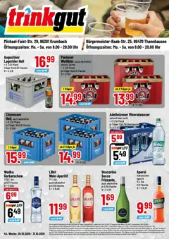 Vorschau von dem Prospekt des Geschäftes Trinkgut, gültig ab dem 26.10.2026