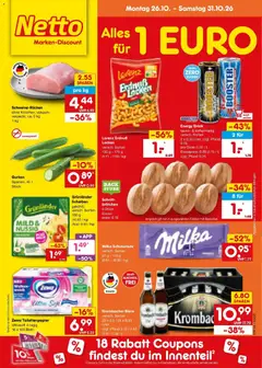 Vorschau von dem Prospekt des Geschäftes Netto Marken-Discount, gültig ab dem 26.10.2026