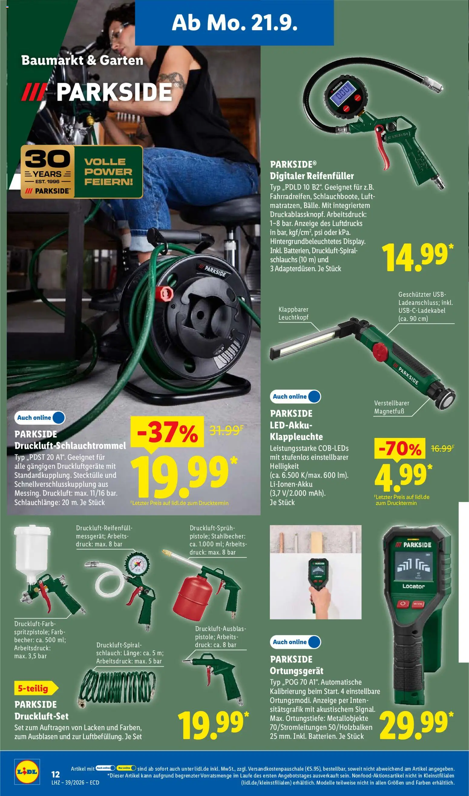 Vorschau von dem Prospekt des Geschäftes Lidl, gültig ab dem 21.09.2026 - Küche, Wasser, Pasta, Kochplatte