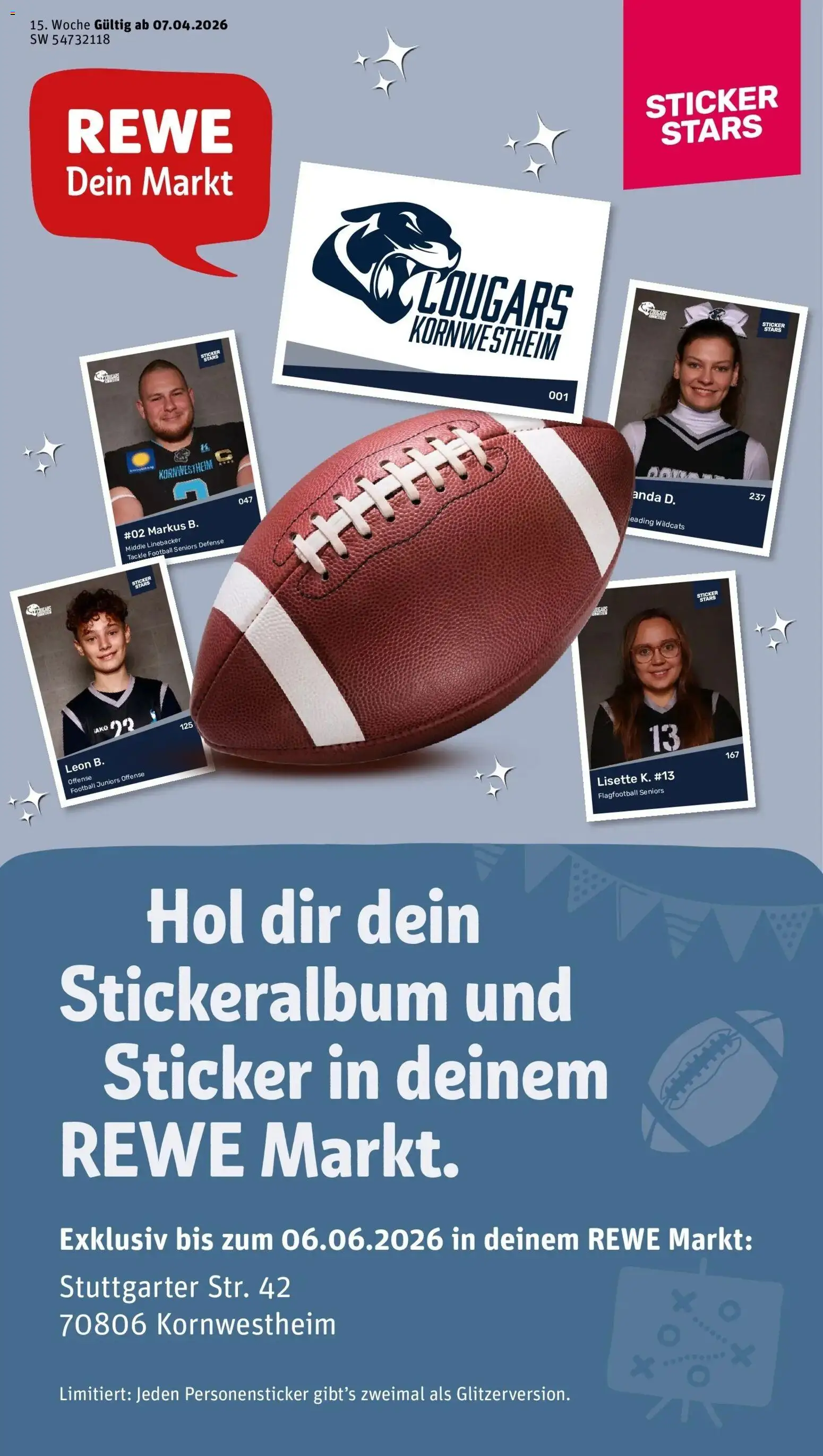 Vorschau von dem Prospekt des Geschäftes Rewe, gültig ab dem 05.04.2026 - Football