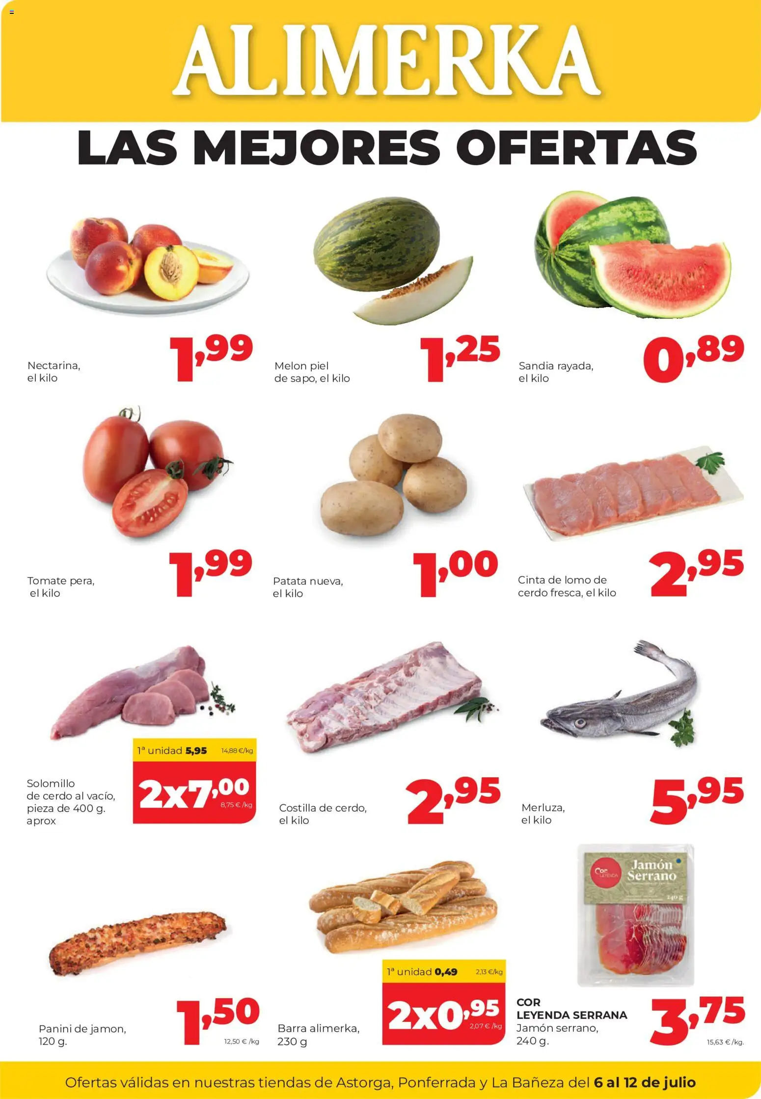 Vista previa del folleto de la tienda Alimerka válido desde el 06/07/2026 