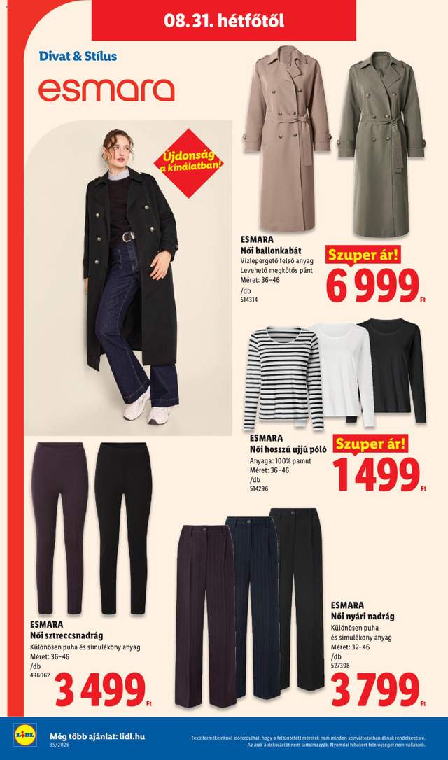 Új Lidl akciós újság 08.27.