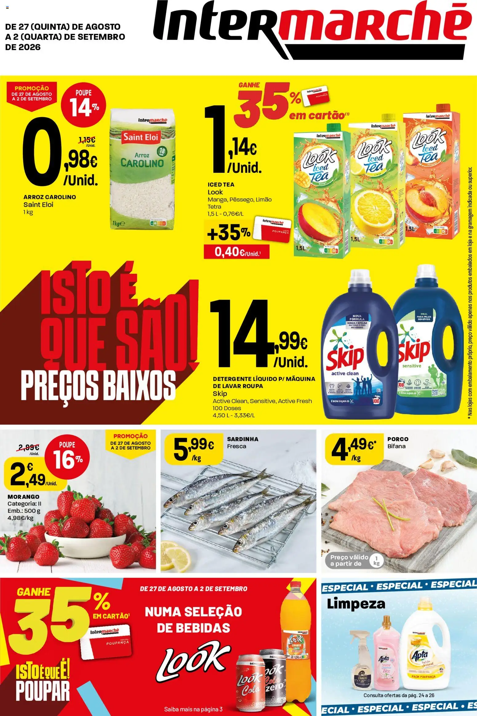 Pré-visualização do folheto da loja Intermarché válida a partir de 27/08/2026
