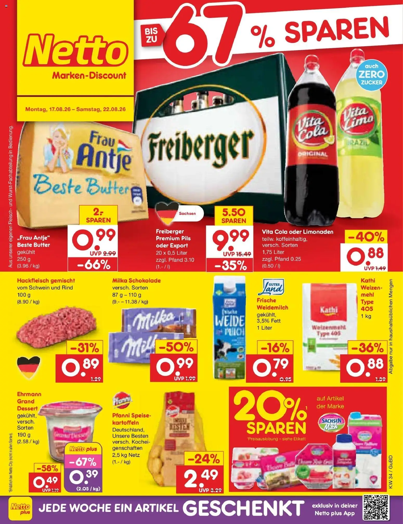 Vorschau von dem Prospekt des Geschäftes Netto Marken-Discount, gültig ab dem 17.08.2026